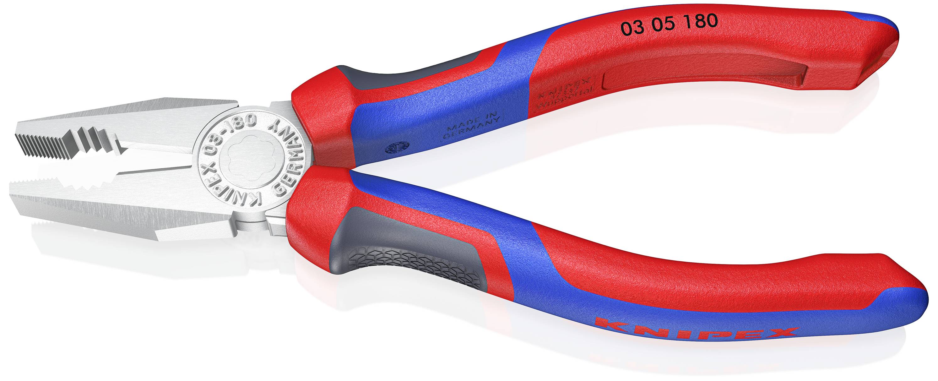 Knipex 03 05 180 Werkstatt Kombizange 180mm DIN ISO 5746