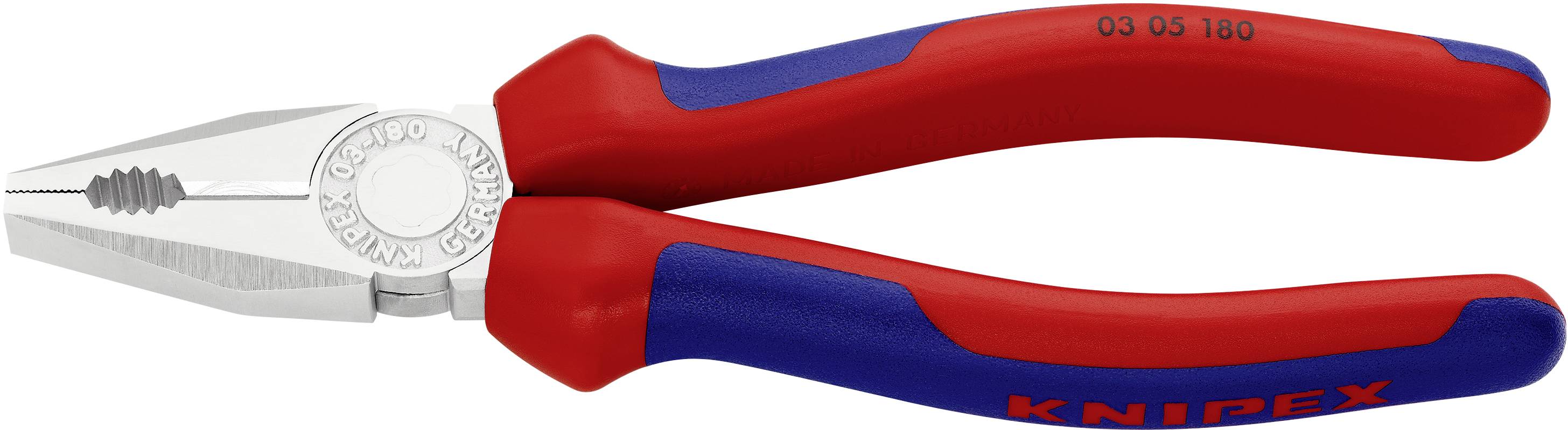 Knipex 03 05 180 Werkstatt Kombizange 180 mm DIN ISO 5746