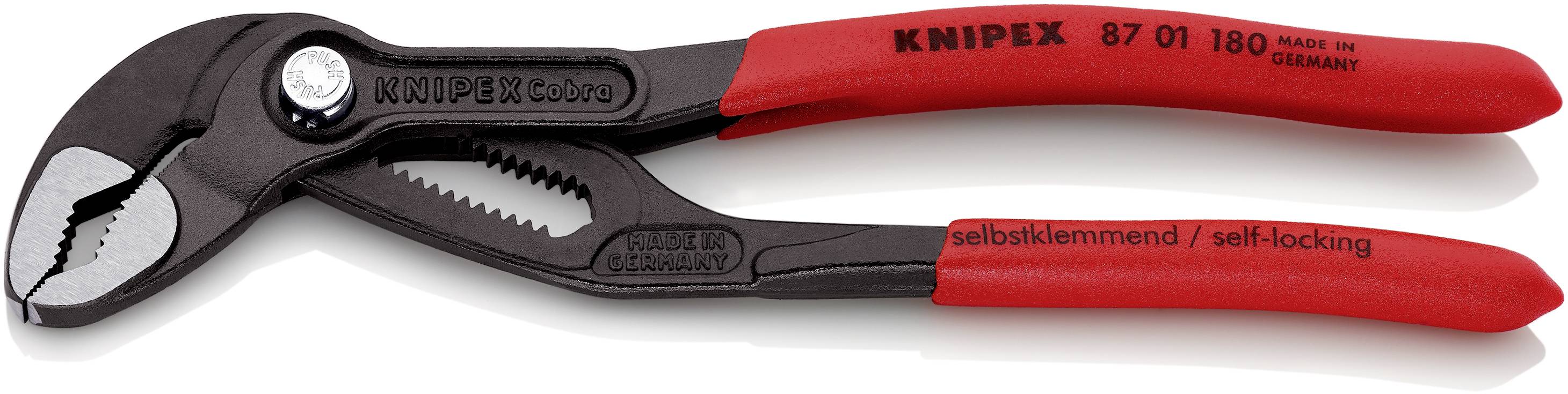 Knipex COBRA 87 01 180 Wasserpumpenzange Schlüsselweite (metrisch) 36 mm 180 mm