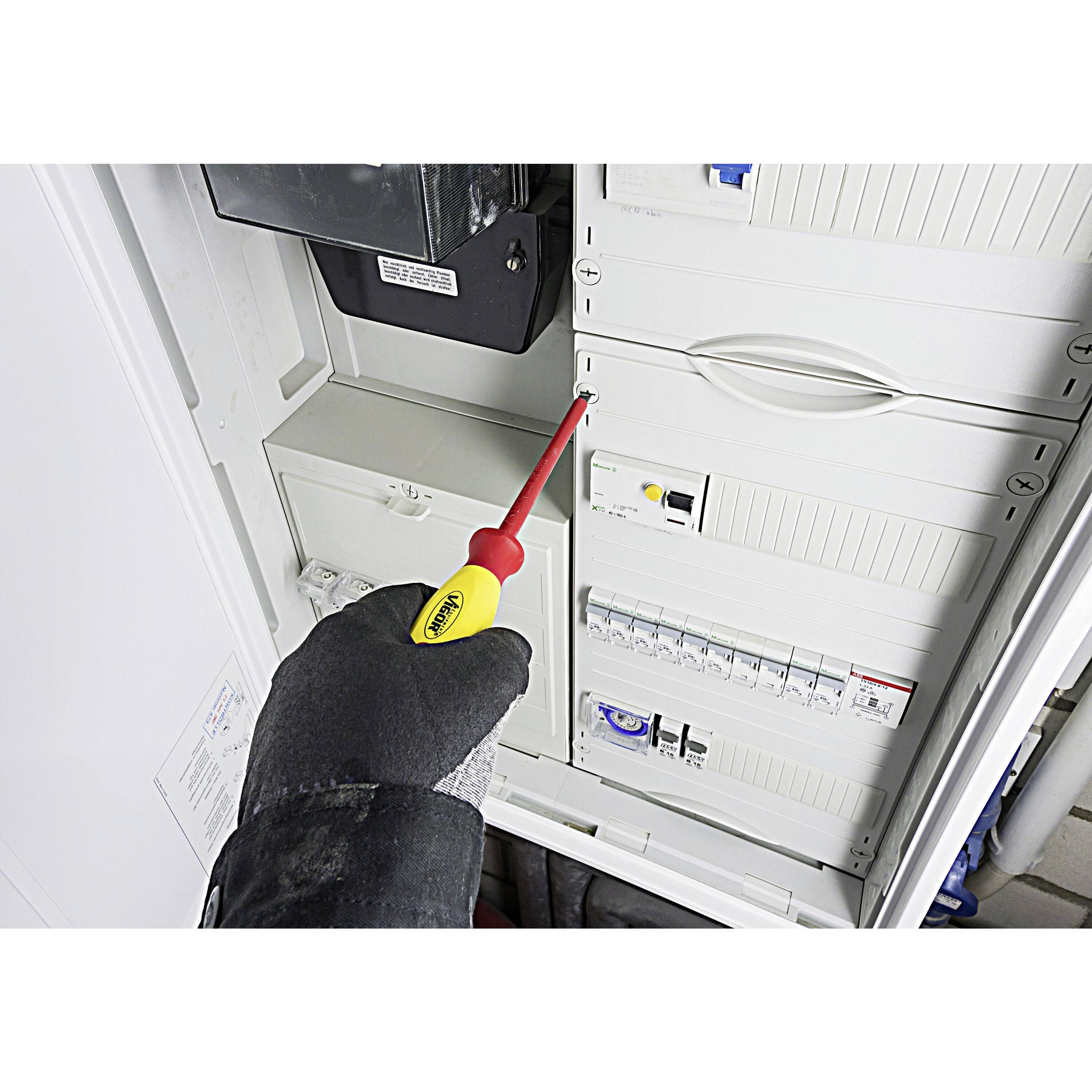 Vigor VDE Schraubendreher-Set 7teilig Schlitz, Kreuzschlitz Phillips