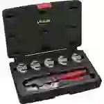 Vigor V2499 Crimpzangen-Set 6teilig Isolierte Kabelschuhe, Unisolierte, geschlossene Kabelschuhe, Offene, unisolierte Kabelschuhe Vigor V2499 Crimpzangen-Set 6teilig Isolierte Kabelschuhe, Unisolierte, geschlossene Kabelschuhe, Offene, unisolierte Kabelschuhe