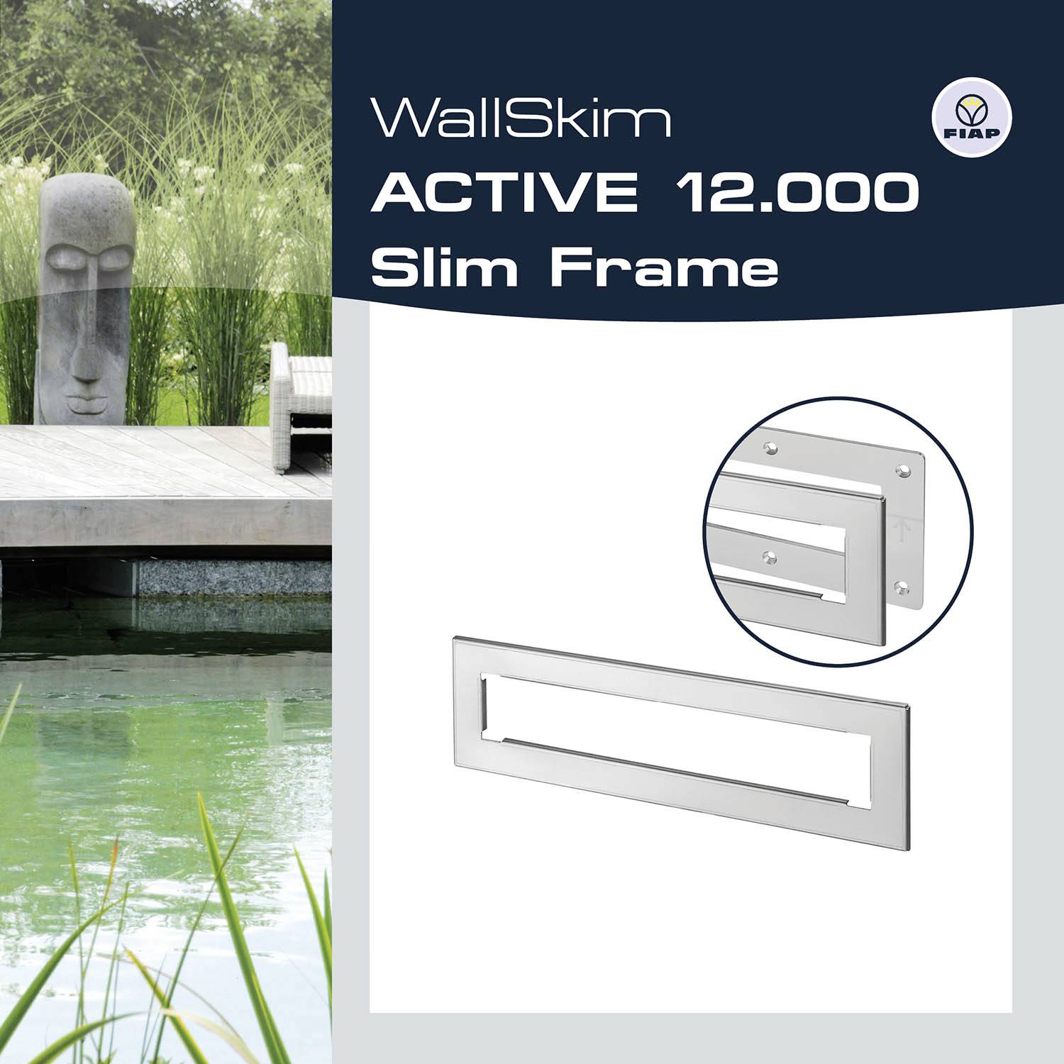 FIAP 2402-3 WallSkim ACTIVE Slim 12.000 Frame Wandskimmer (L x B x H) 250 x 55 x 1.5mm 1St.