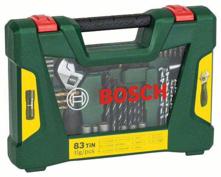 Bosch Accessories 2607017193 V-Line TiN 83teilig Universal-Bohrersortiment