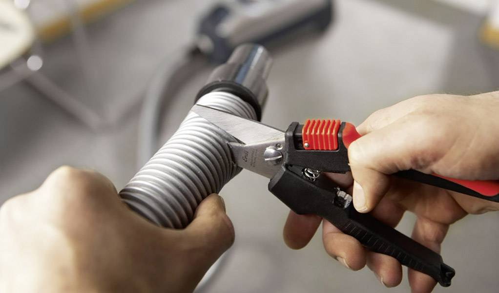 Erdi Universalschere COMBINOX Geeignet für Papier, Kabel, Draht, Pappe, Kunststoff, Blech, Teppich, Stoff D50