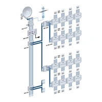 Kathrein EXR 2508 SAT Multischalter Eingänge (Multischalter): 5 (4 SAT/1 terrestrisch) Teilnehmer-Anzahl: 8 Kathrein EXR 2508 SAT Multischalter Eingänge (Multischalter): 5 (4 SAT/1 terrestrisch) Teilnehmer-Anzahl: 8