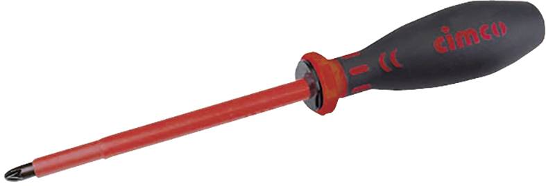Cimco 117743 VDE Kreuzschlitz-Schraubendreher PZ 3 Klingenlänge: 150 mm