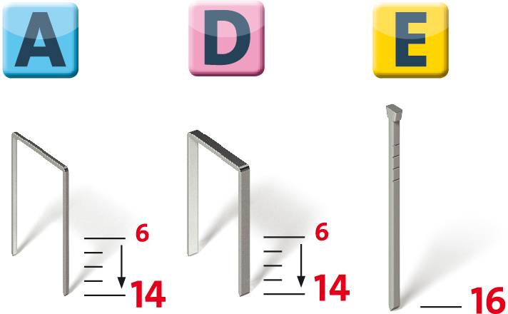 Novus J-105 106441000 Elektrotacker Klammerntyp Typ 53F, Typ 53, Typ 11, Typ 37 Klammernlänge 6 - 14mm