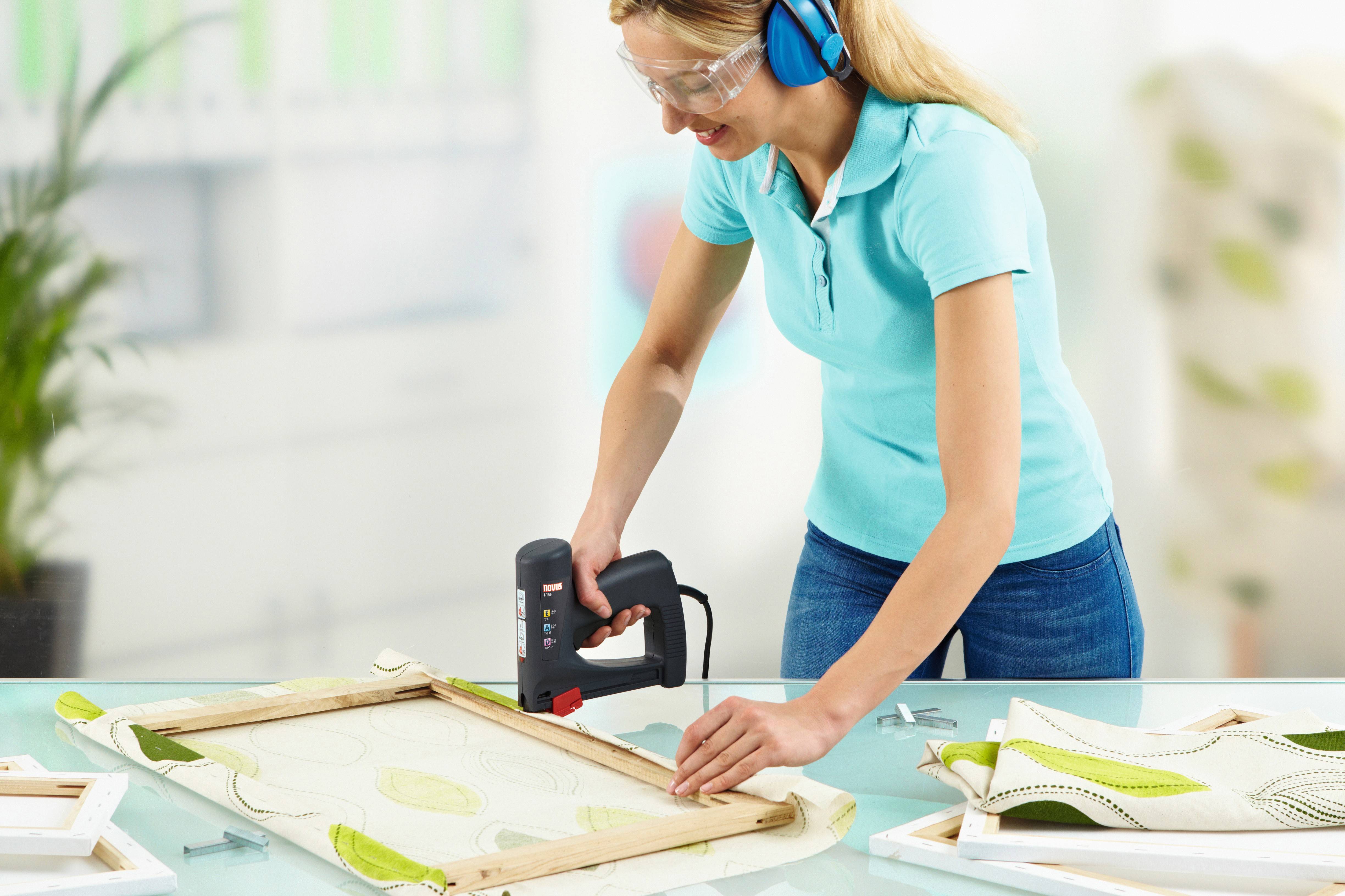 Novus J-105 106441000 Elektrotacker Klammerntyp Typ 53F, Typ 53, Typ 11, Typ 37 Klammernlänge 6 - 1