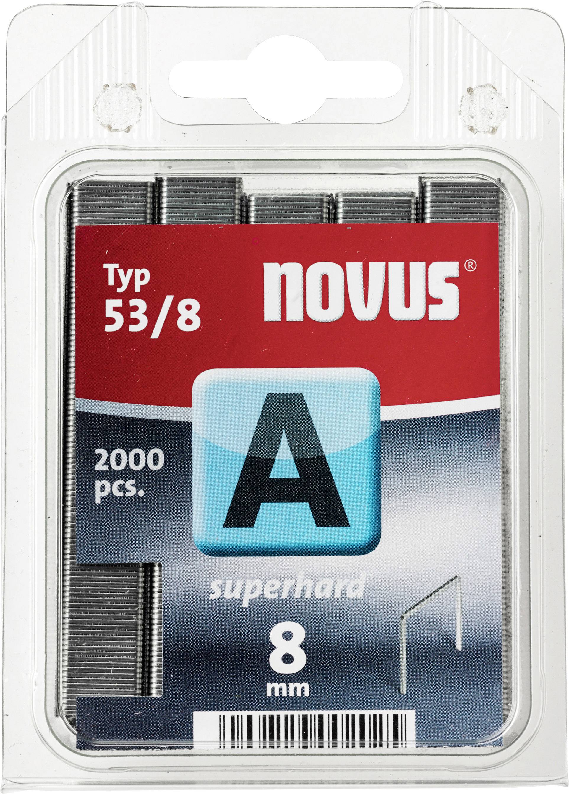 Novus Feindrahtklammern - Type 53 2000 St. 106442000 Abmessungen (L x B) 8 mm x 11.3 mm