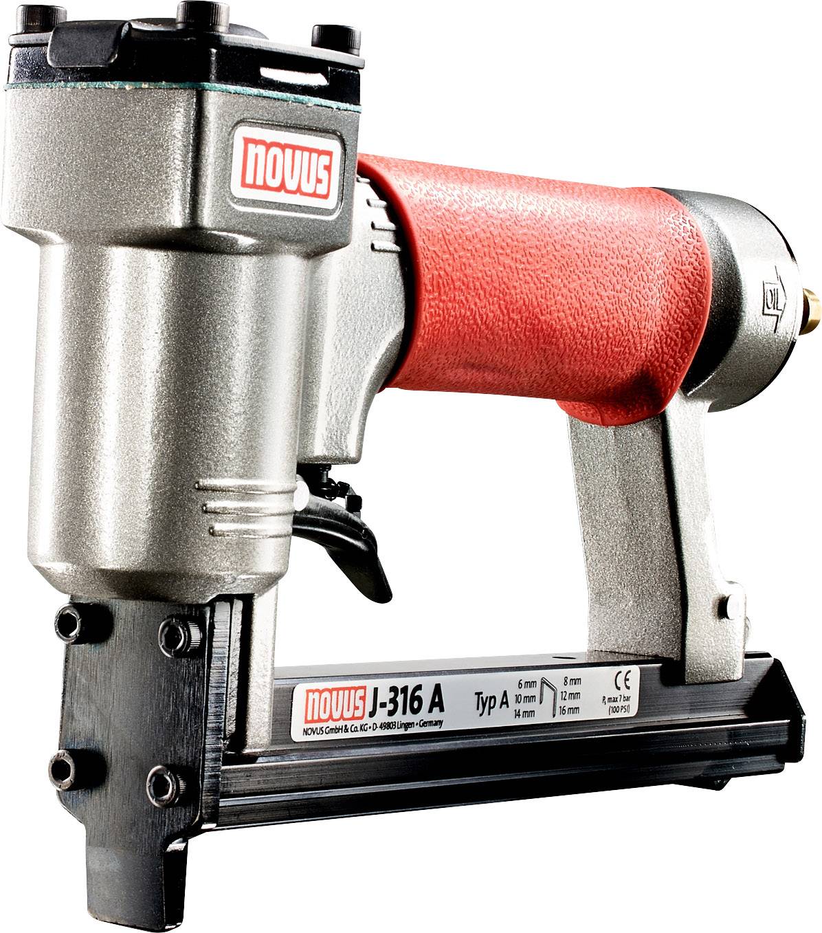 Novus J-316A Druckluft-Tacker 7 bar inkl. Koffer