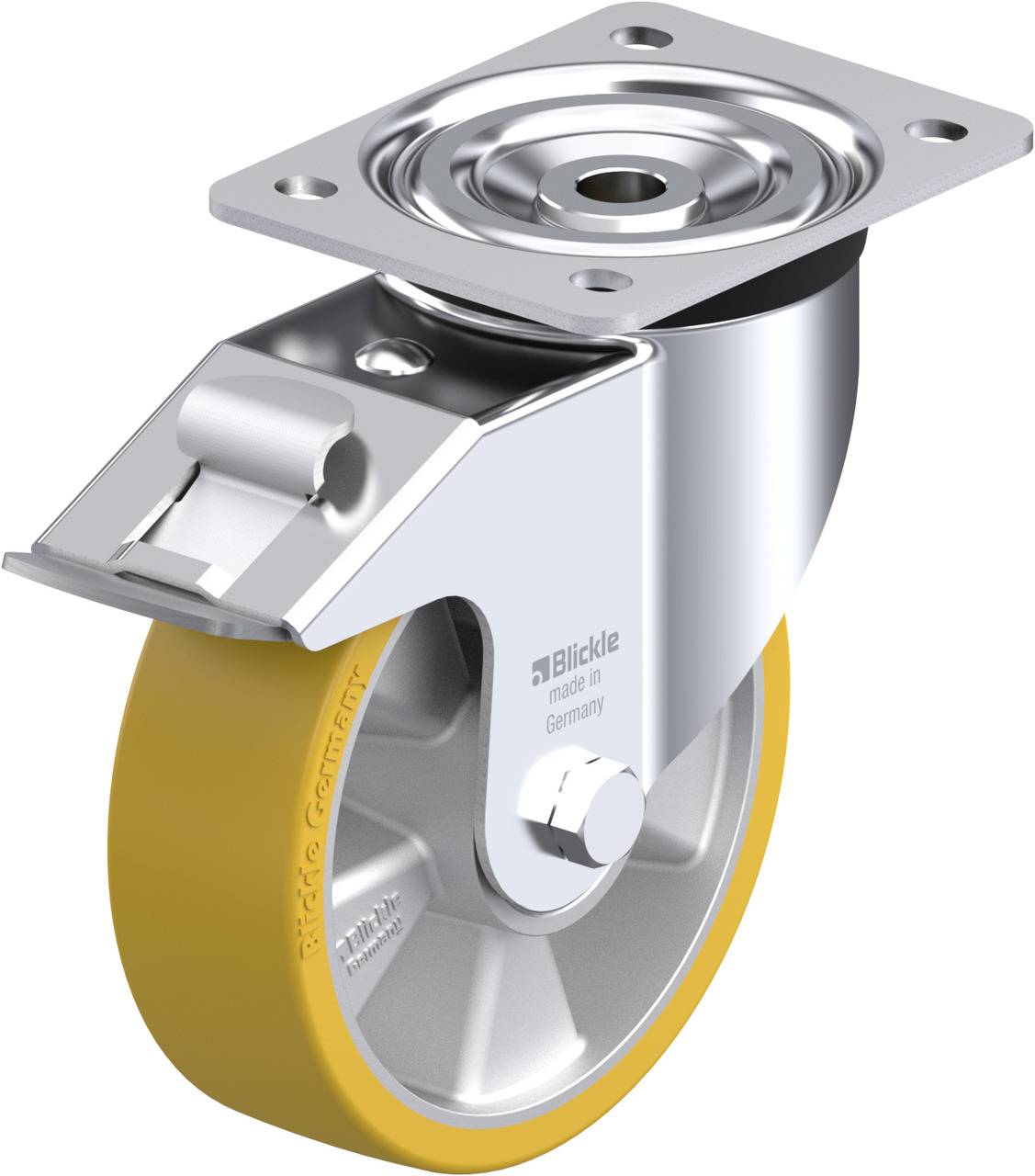 Blickle 282582 L-ALTH 160K-FI Lenkrolle mit Feststeller Rad-Durchmesser: 160 mm Tragfähigkeit