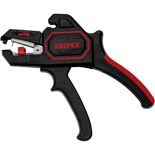 Knipex 12 62 180 SB Abisolier-Seitenschneider 180mm 1St. Knipex 12 62 180 SB Abisolier-Seitenschneider 180mm 1St.