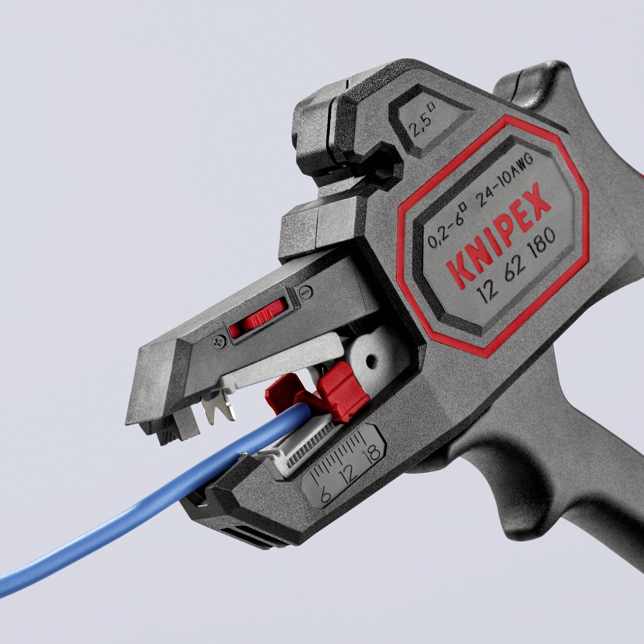 Knipex 12 62 180 SB Abisolier-Seitenschneider 180mm 1St.