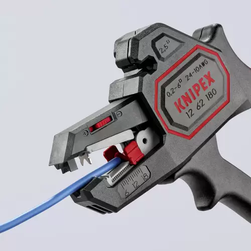 Knipex 12 62 180 SB Abisolier-Seitenschneider 180mm 1St. Knipex 12 62 180 SB Abisolier-Seitenschneider 180mm 1St.