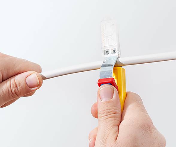 Jokari 10280 NO. 28 H SECURA Abisoliermesser Geeignet für Rundkabel 8 bis 28mm