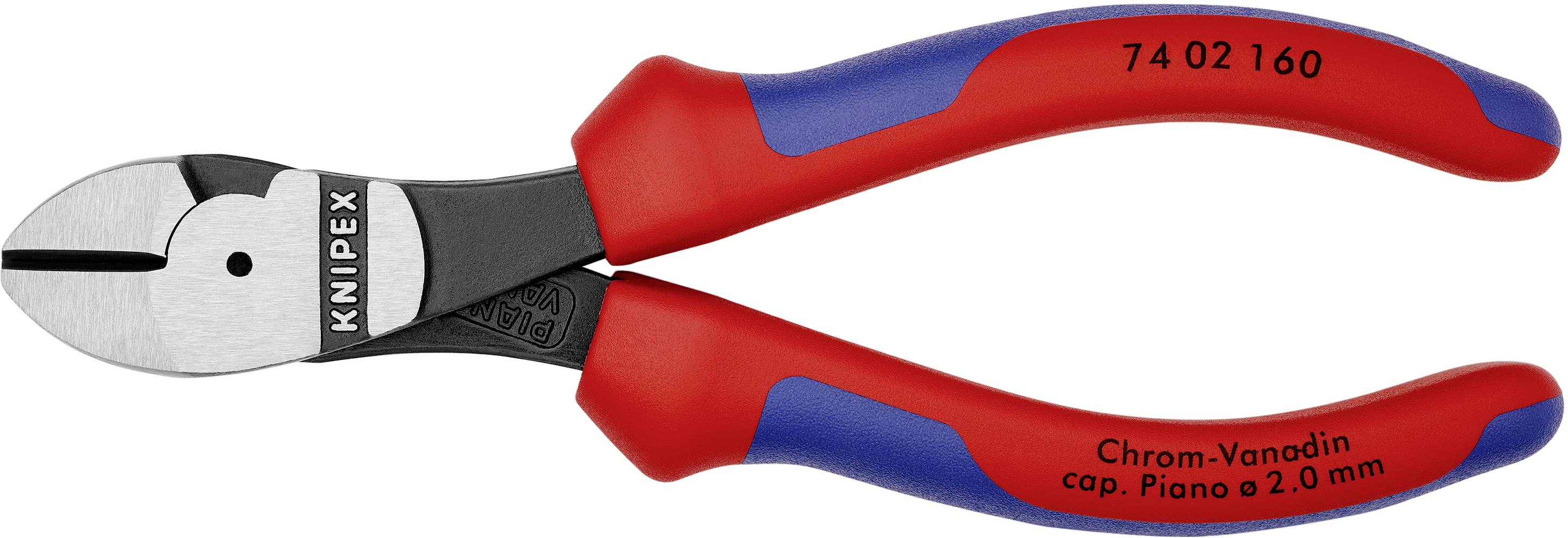 Knipex 74 02 160 74 02 160 Werkstatt Kraft-Seitenschneider mit Facette 160mm