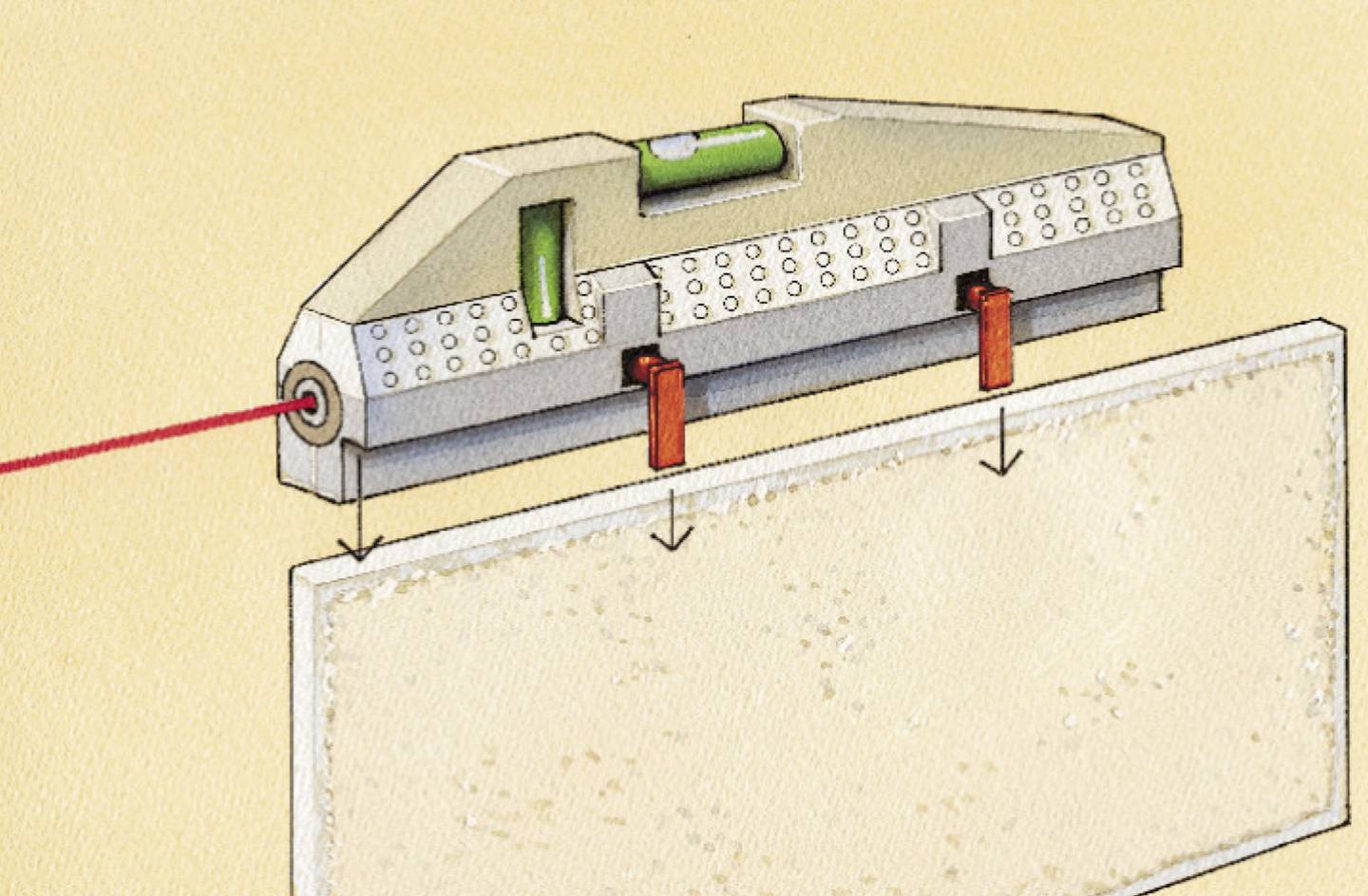 Laserliner HandyLaser Compact 025.03.00A Laser-Wasserwaage 17cm 50m 0.5 mm/m