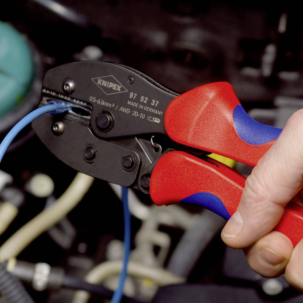 Knipex PreciForce 97 52 37 Crimpzange Schrumpfschlauchverbinder 0.5 bis 6 mm²