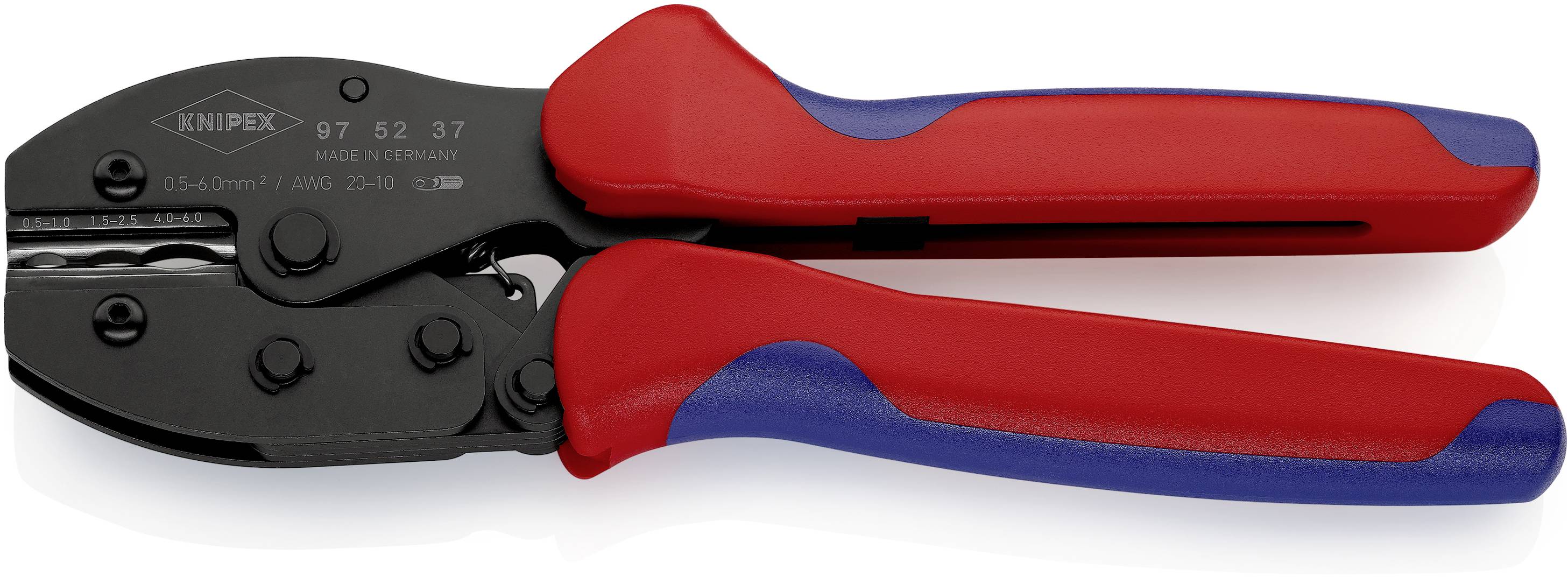 Knipex PreciForce 97 52 37 Crimpzange Schrumpfschlauchverbinder 0.5 bis 6mm²