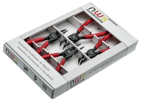 Seegeringzangen-Set Passend für Außen- und Innenringe 19-60mm 19-60mm Spitzenform