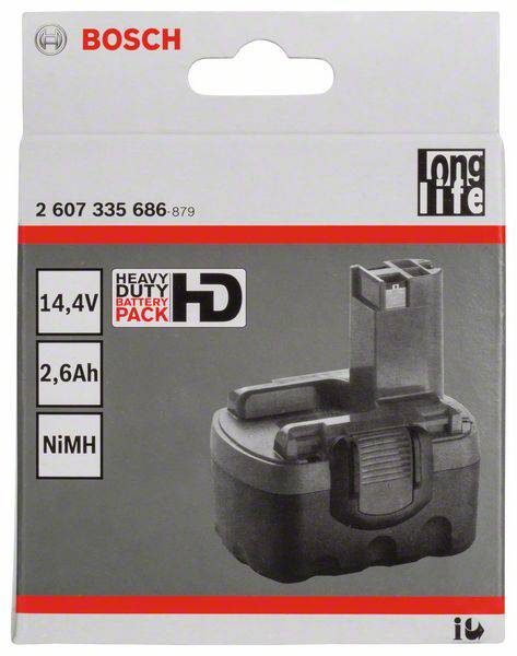 Bosch Accessories 2607335686 Werkzeug-Akku 14.4 V 2.6 Ah NiMH