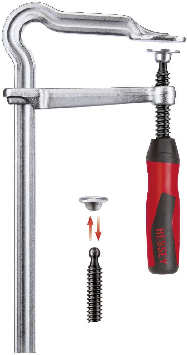 Bessey OMEGA-Schraubzwinge GMZ-2K 300/140 GM30Z-2K Spann-Weite (max.):300 mm Ausladungs-Maße:140 mm