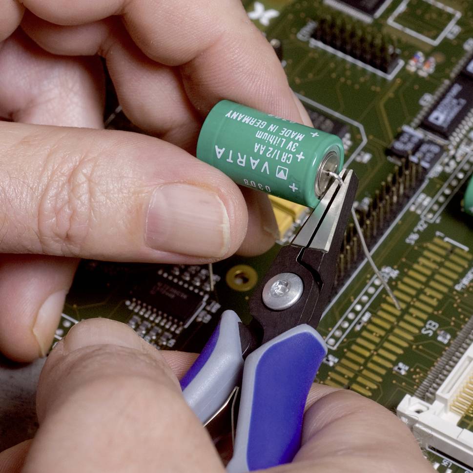 Knipex 34 12 130 Elektronik- u. Feinmechanik Flachzange Gerade Chrom-Vanadium Kugellagerstahl 135mm