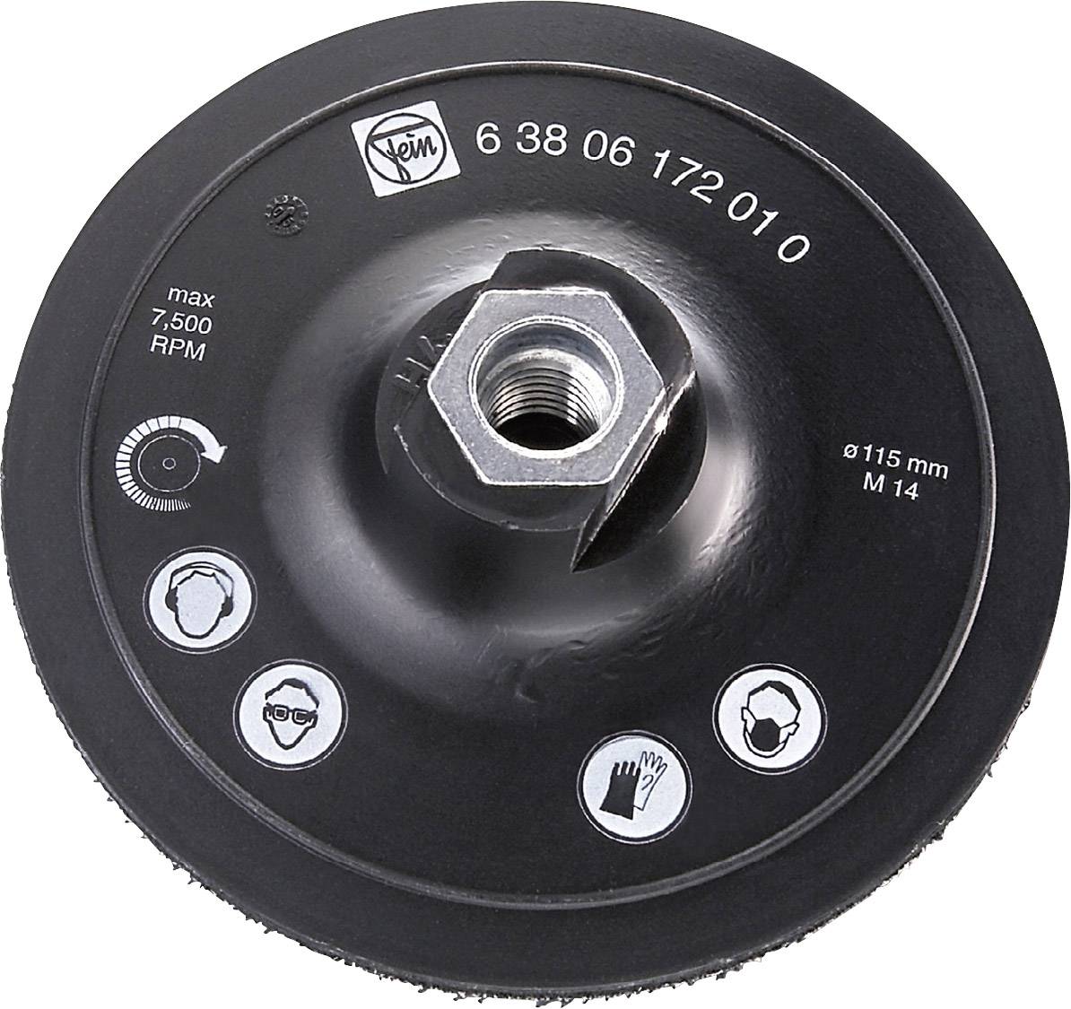 Fein 63806172010 Stützteller mit Kletthaftteil Durchmesser 115mm