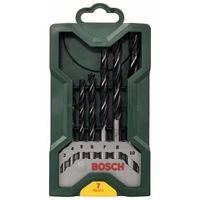 Bosch Accessories 2607019580 Holz-Spiralbohrer-Set 7teilig 3 mm, 4 mm, 5 mm, 6 mm, 7 mm, 8 mm, 10mm Zylinderschaft 1 Set Bosch Accessories 2607019580 Holz-Spiralbohrer-Set 7teilig 3 mm, 4 mm, 5 mm, 6 mm, 7 mm, 8 mm, 10mm Zylinderschaft 1 Set