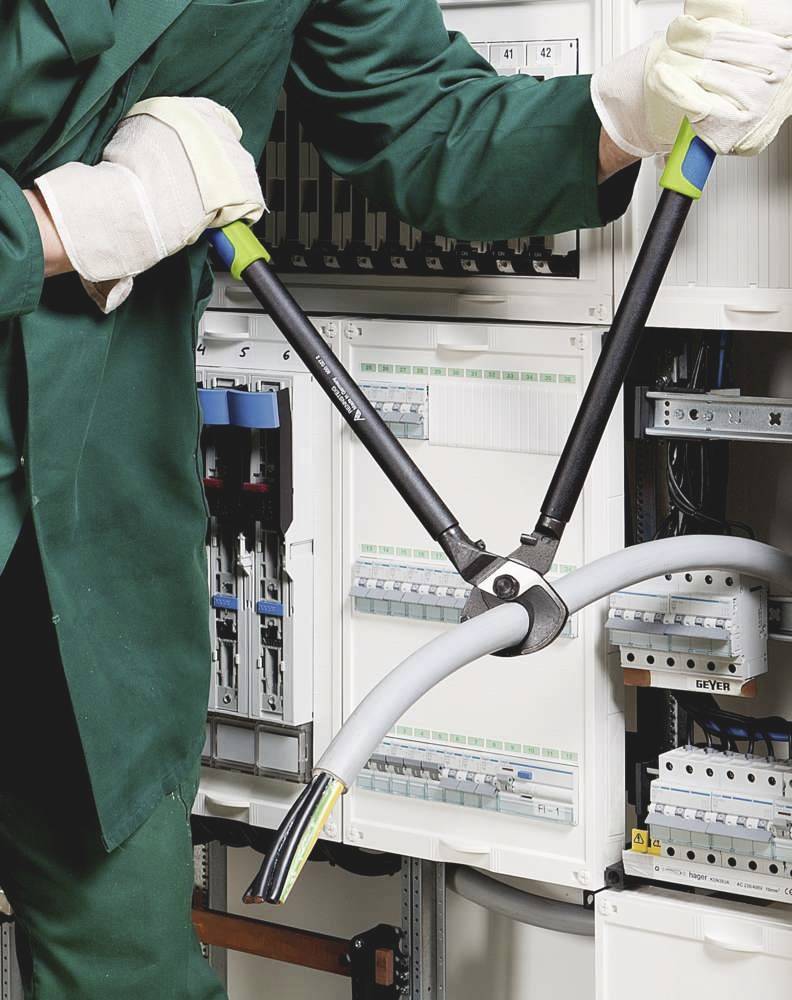 Rennsteig Werkzeuge D27 700 027 2 Kabelschere Geeignet für (Abisoliertechnik) Alu- und Kupferkabel, ein- und mehrdrähtig 27 mm 150 mm²