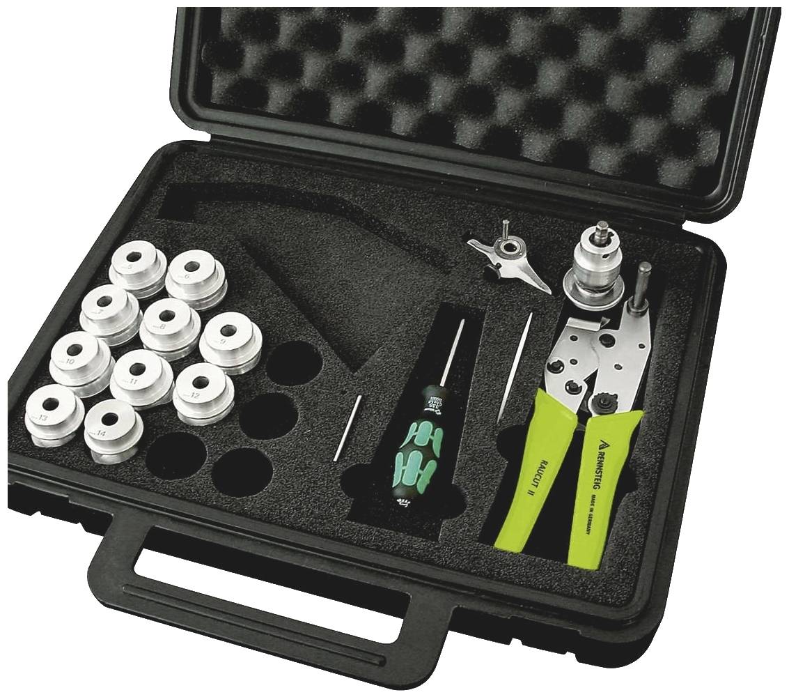 Rennsteig Werkzeuge 8007 3030 6 Raucut 2 Schneidzange Geeignet für Maxibündeladern 4 bis 14mm