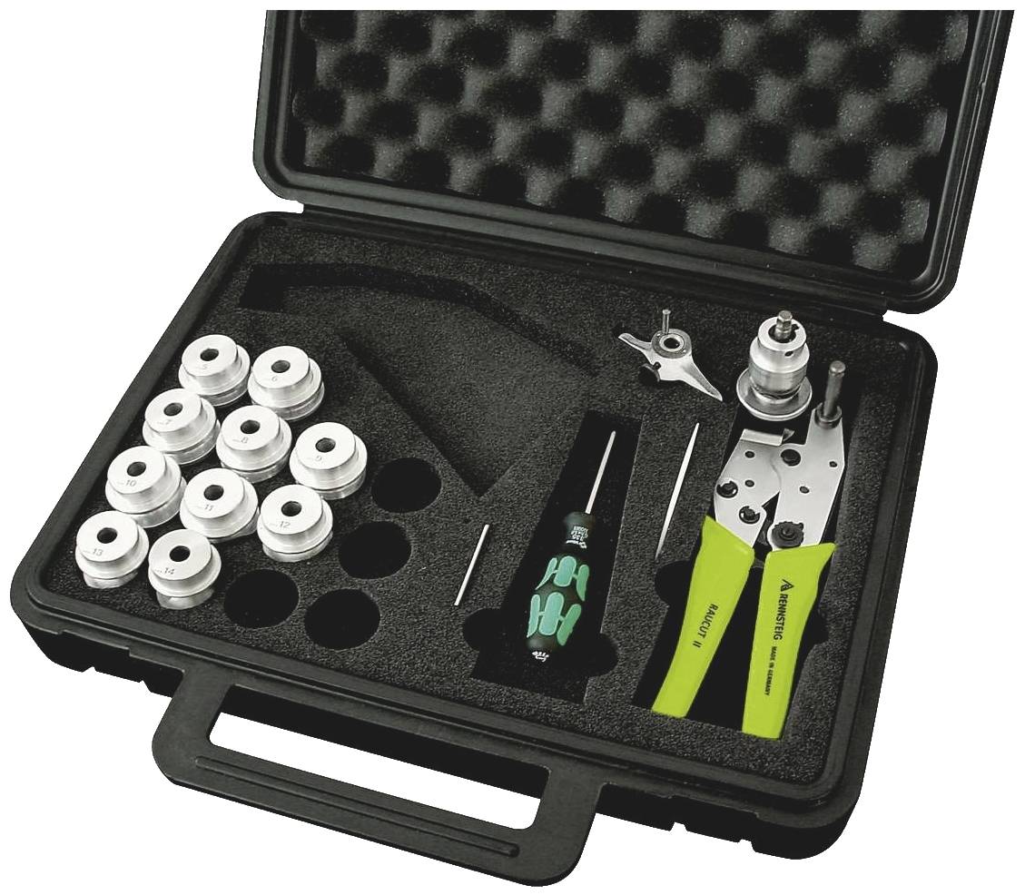 Rennsteig Werkzeuge 8007 3030 6 Raucut 2 Schneidzange Geeignet für Maxibündeladern 4 bis 14mm