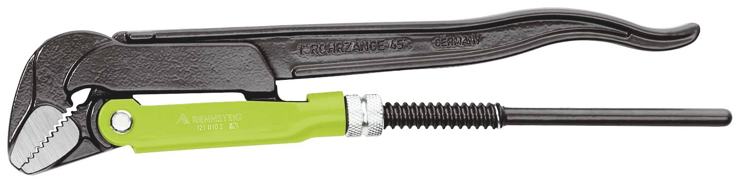 Eck-Rohrzange 45° 121 015 2 für Rohr-Ø max. 1,5 Zoll Länge 410 mm Spannweite 0-70 mm