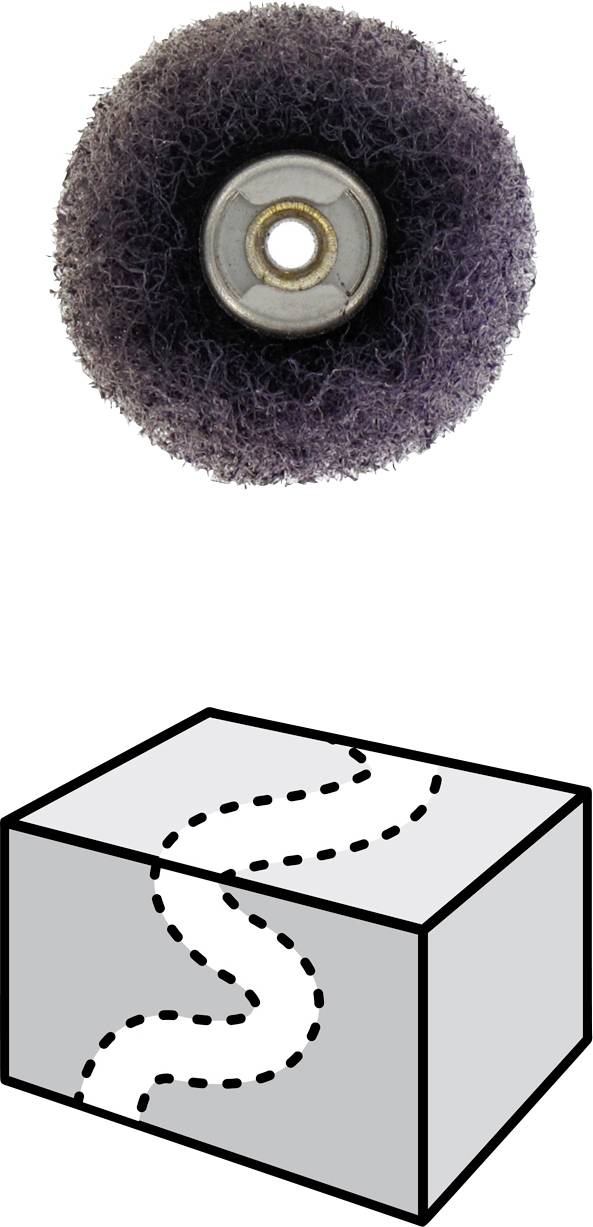 Dremel 2615S512JA 2er Feinschleifscheiben fein SpeedClick 512S 2St.