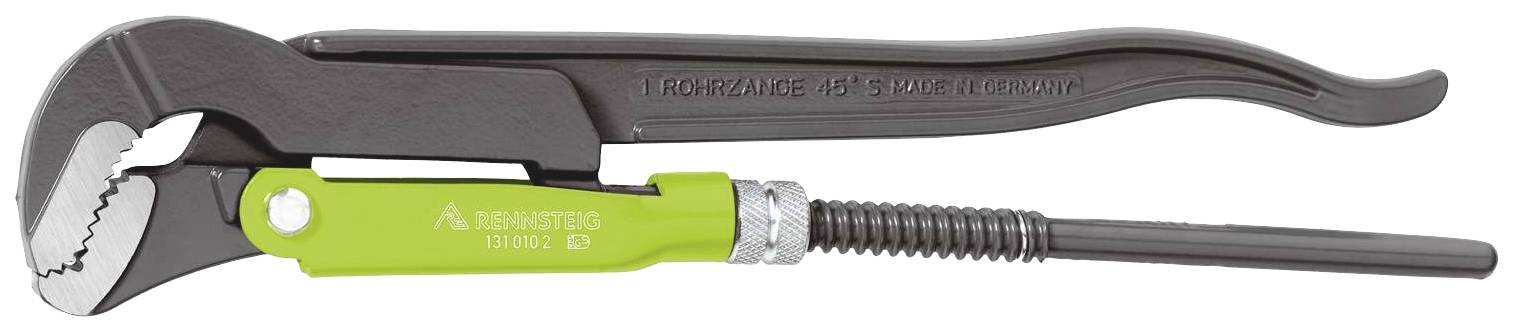 Eck-Rohrzange 45° S-Maul 131 010 2 für Rohr-Ø max. 1 Zoll Länge 315 mm Spannweite 0-42 mm
