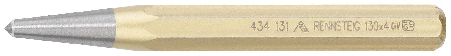 Rennsteig Werkzeuge Körner HM-Spitze 120x10x3mm 430 121 0 (Ø x L) 4 mm x 130 mm