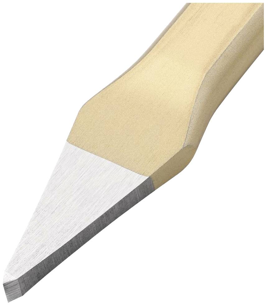 Kreuzmeißel flachoval 320 200 1 Länge 200mm Schneidenbreite 8mm Stahlstärke 20 x 12mm