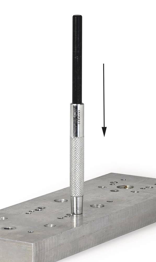 Rennsteig Werkzeuge Splintentreiber m. Hülse 0,9mm 457 009 5