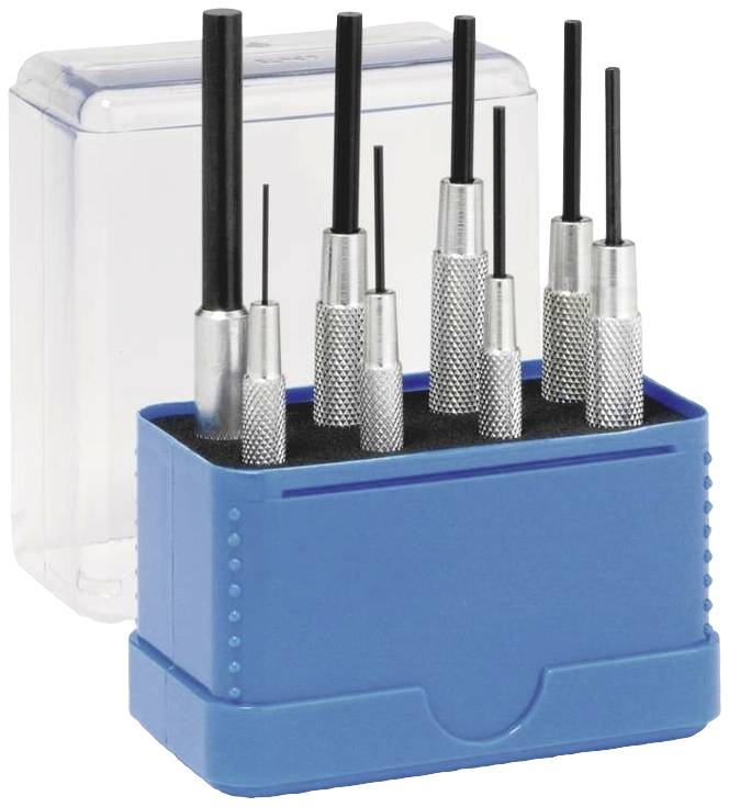 Rennsteig Werkzeuge Splintentreiber m. Hülse Satz im Ständer 457 102 5