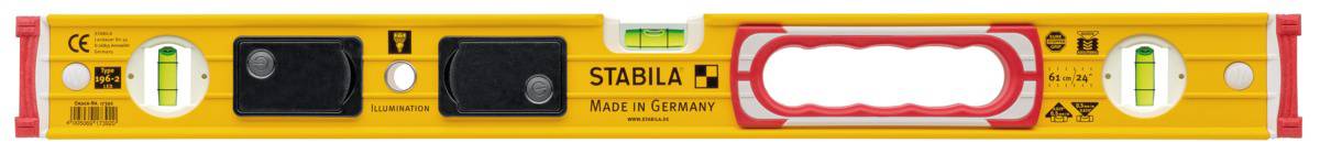 Stabila Type 196-2 LED 17392 Leichtmetall-Wasserwaage 60 cm 0.50 mm/m