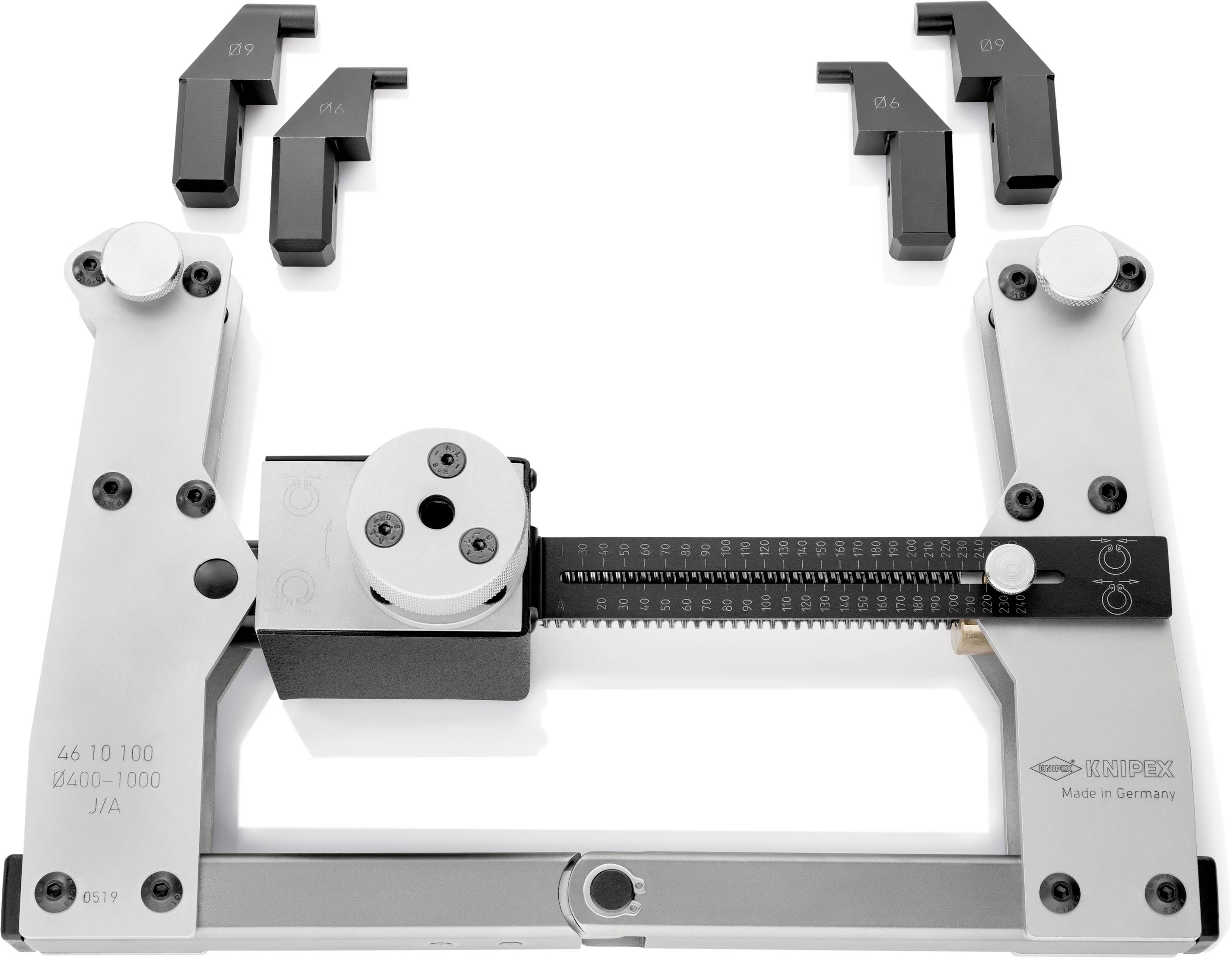 Knipex 46 10 100 Sicherungsringwerkzeug Passend für (Seegeringzangen) Außen- und Innenringe 400-1000mm