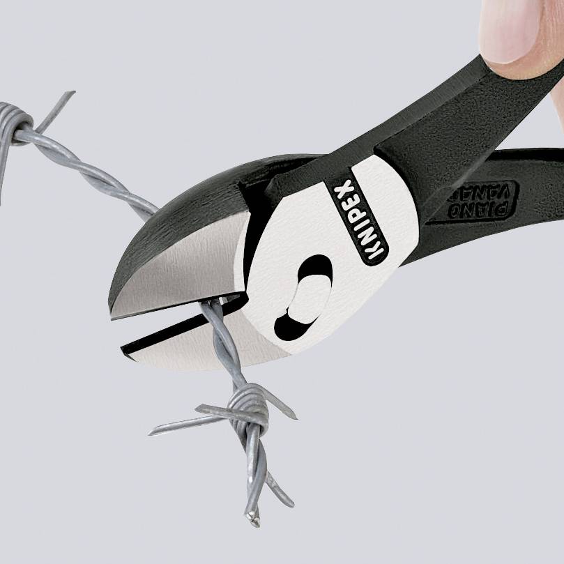 Knipex TwinForce 73 71 180 Werkstatt Kraft-Seitenschneider mit Facette 180mm