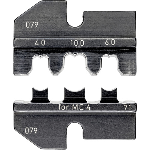 Knipex 97 49 71 Crimpeinsatz Solar-Steckverbinder geeignet für MC4 4 bis 10mm² Passend für Marke (Zangen) Knipex 97 43 200, 97 43