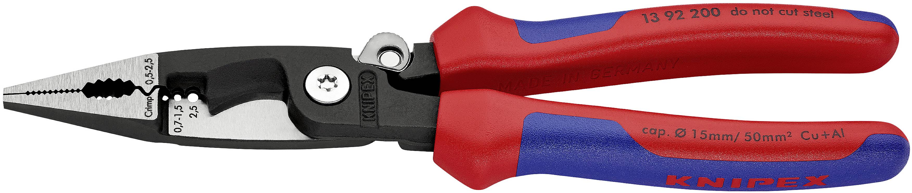 Knipex 13 92 200 Multifunktionszange 50 mm² (max) 0 awg (max) 15 mm (max)