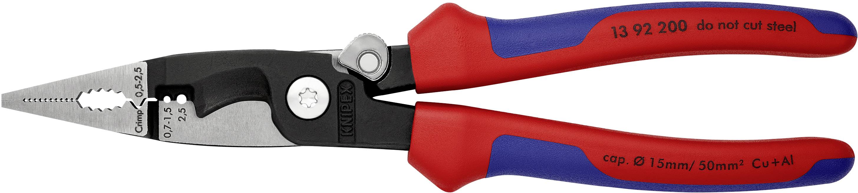 Knipex 13 92 200 Multifunktionszange 50 mm² (max) 0 awg (max) 15 mm (max)