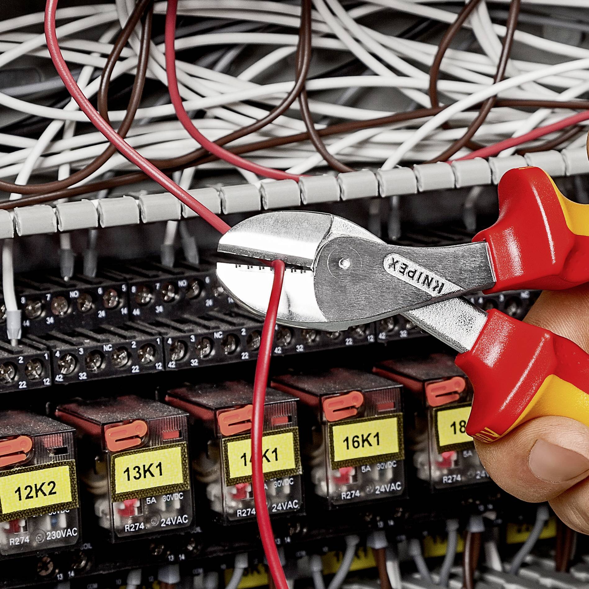 Knipex X-Cut 73 06 160 VDE Seitenschneider mit Facette 160 mm