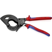 Knipex 95 32 320 Ratschen-Kabelschneider Geeignet für (Abisoliertechnik) Alu- und Kupferkabel, ein- und mehrdrähtig 60mm 600mm² Knipex 95 32 320 Ratschen-Kabelschneider Geeignet für (Abisoliertechnik) Alu- und Kupferkabel, ein- und mehrdrähtig 60mm 600mm²