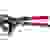 Knipex 95 32 320 Ratschen-Kabelschneider Geeignet für (Abisoliertechnik) Alu- und Kupferkabel, ein- und mehrdrähtig 60mm 600mm²