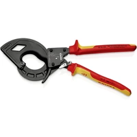 Knipex 95 36 320 Ratschen-Kabelschneider Geeignet für (Abisoliertechnik) Alu- und Kupferkabel, ein- und mehrdrähtig 60mm 600mm² Knipex 95 36 320 Ratschen-Kabelschneider Geeignet für (Abisoliertechnik) Alu- und Kupferkabel, ein- und mehrdrähtig 60mm 600mm²