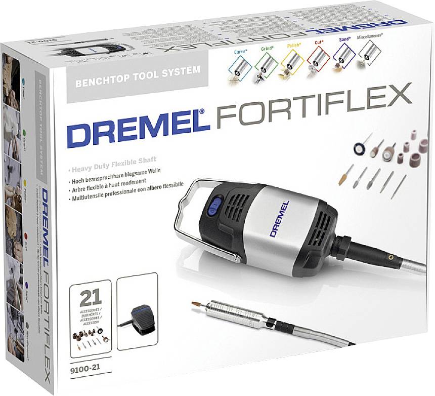 Dremel 9100-21 F0139100JA Multifunktionswerkzeug mit Zubehör 25teilig 300W